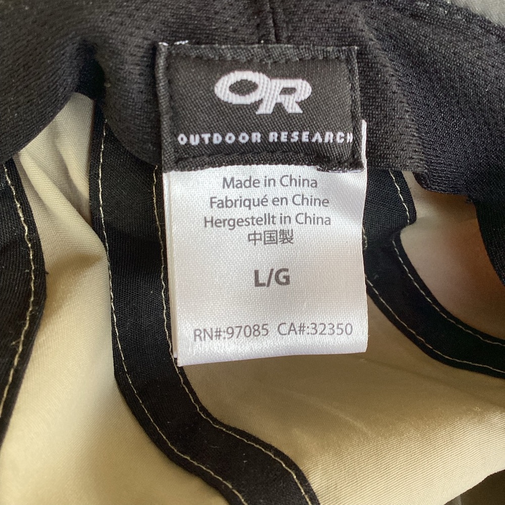 Outdoor research outdoor Hat Sun Shade Wide Brim Size Large - Picture 6 of 11